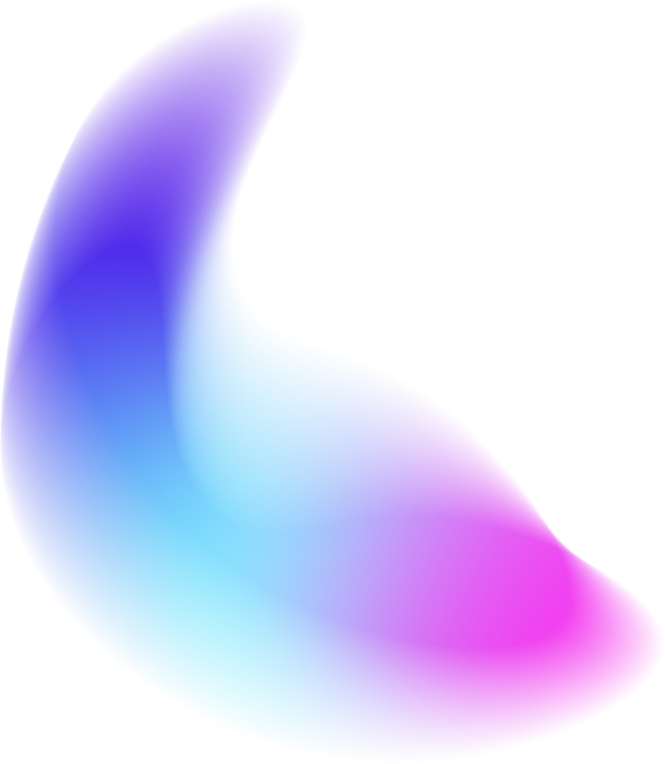 Neon gradient shape